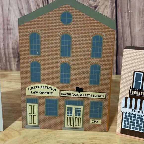 Set of 3 Cats Meow 1991 Series IX Figures - Picture 3 of 7